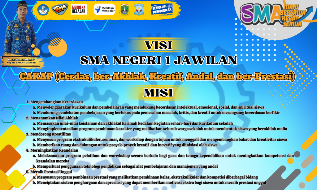 Visi & Misi SMAN 1 Jawilan
